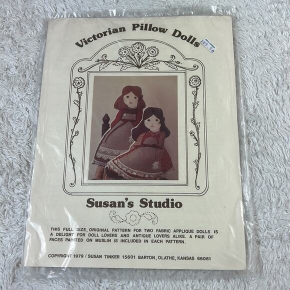 Vintage doll patterns - Victorian pillow dolls Ballerina good fairy sew craft - Picture 6 of 7